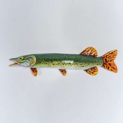 Ярославская майолика / Wall panel "Large pike"