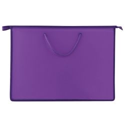 Cartella per disegni e disegni A3, manici con coulisse, plastica, cerniera superiore, PIFAGOR, viola