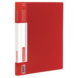 Folder 60 liners BRAUBERG standard, red, 0.8 mm