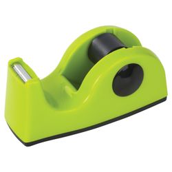 BRAUBERG / Dispenser for adhesive tape benchtop, weighted, medium, light green, 11.8x5x5 cm
