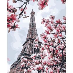 Опт-картина / Painting by numbers 40x50 French spring