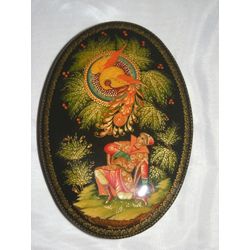 Художники Палеха / Box "Firebird", oval