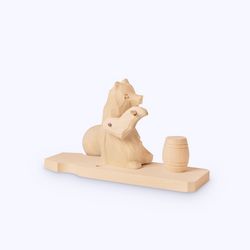Богородская игрушка / Wooden souvenir "Sweetheart"