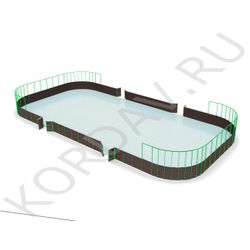 Hockey box with high sides