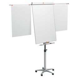 Whiteboard-flipchart magnetic marker (70x100 cm), mobile, NOBO "Piranha Mobile" (ACCO Brands USA)