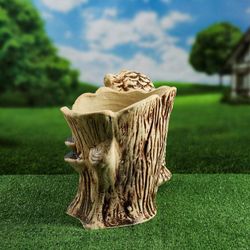 Керамика ручной работы / Garden lamp-pots `` Owlet '' 14 l
