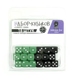 GamesDealer / Küp seti "Basit", 18 adet, 12 mm