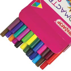 Markers PYTHAGORAS "Princess", 24 colours, ventilated cap