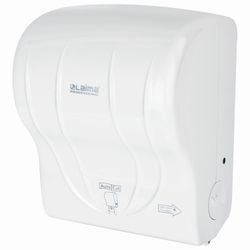 LAIMA / Dispenser for towels in rolls PROFESSIONAL ORIGINAL (System H1) mechanical with sheet auto-cut, ABS-plastic