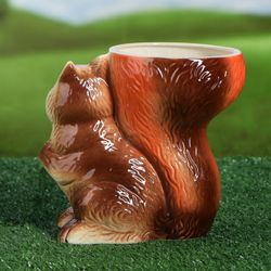Керамика ручной работы / Shaped pots "Squirrel" 2 l