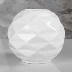 Керамика ручной работы / Table vase "Origami ball" 16 cm
