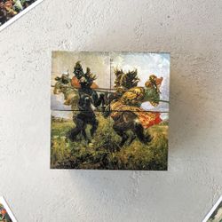 Zartoy / Cubes with pictures "Heroes"