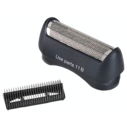 BRAUN 130s-1 electric razor, net, trimmer, underwater cleaning, brush, black/blue
