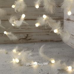 Kaemingk / LED şerit Fluffy Dream 4.65 m, 40 sıcak beyaz lamba, şeffaf PVC, IP20