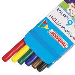Markers PYTHAGORAS "Racers", 6 colours, ventilated cap