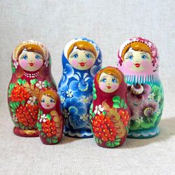 Matruşka "Alenka - bebeğim" 3 bebek