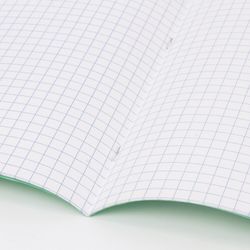 МАЯК / Notebook GREEN cover 12 sh., Large cage with margins, offset / 20 pcs.