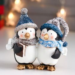 Сималенд / Souvenir "Penguins in New Year's hats"