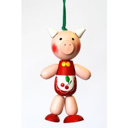 Figurine wooden piggy