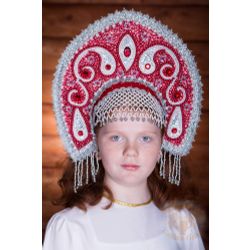 Русский народный костюм  / Kokoshnik "Ulyana", 16 cm