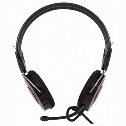 SVEN / Fones de ouvido com microfone (headset) AP-540, com fio, 2,2 m, com fita para a cabeça, preto-vermelho