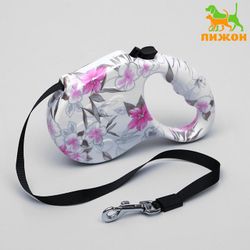 Пижон / Dude / Roulette "Paw", 5 m, up to 35 kg, print flowers