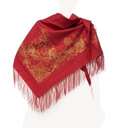 Торжокские золотошвеи / Scarf "Butterflies"