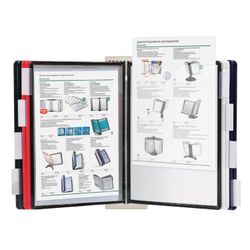 BRAUBERG / Demonstration system "SOLID" wall-mounted with 10 color panels A4, gray