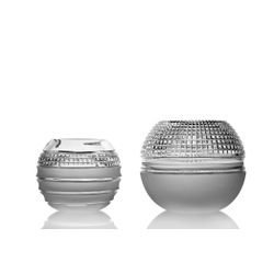 Гусевской Хрустальный завод / Crystal vase for flowers "Pauzhna" large colorless