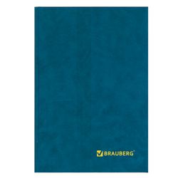 Book accounting 208 sheets, A4 200-290 mm BRAUBERG, cage, hard cover of cardboard, boomvinil, block offset