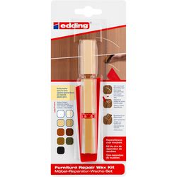 EDDING / Edding / Wax set, para reparación de muebles, 3 tonos, blister Pine