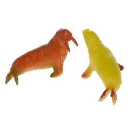 Играем вместе / Let's play together / Set of toys from plastisol "Sea animals"