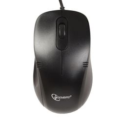 GEMBIRD / Wired mouse MOP-100, USB, 2 buttons + 1 wheel-button, optical, black