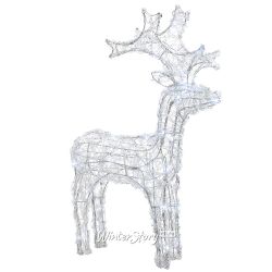 Kaemingk / Glowing Openwork Deer 60 cm, 50 LED lamps with flickering, IP44