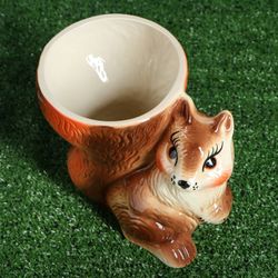 Керамика ручной работы / Shaped pots "Squirrel" 2 l