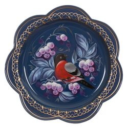Жостово / Articulated Zhostovo tray 18 cm
