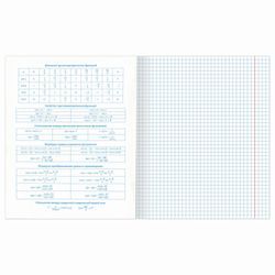 BRAUBERG / Notebook subject NAVIGATOR 48 sheets, selective varnish, ALGEBRA, cage, tip / 10 pcs.