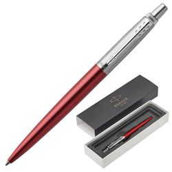 Ballpoint pen PARKER "Jotter Core Red Kensington CT", housing red, chrome, blue