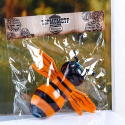 Добропаровъ / Bir pakette plastik termometre penceresi "Arı"