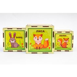 Woodlandtoys / Cubes "Animals"