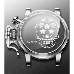 Graham / Swiss mechanical wristwatch Chronofighter 2CVDS.B29E with chronograph