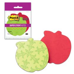 POST-IT / Self-adhesive blocks (stickers) Super Sticky "Yabloko", SET 2 pcs. 75 sheets each, red / green