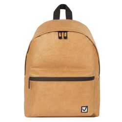 BRAUBERG MIRACLE craft backpack with waterproof coating, sand, 34x26x11 cm, 229890