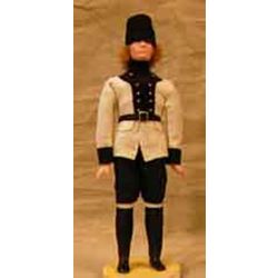 Потешный промысел / Souvenir doll "Artilleryman. Military uniform, 2nd half of the 18th century"