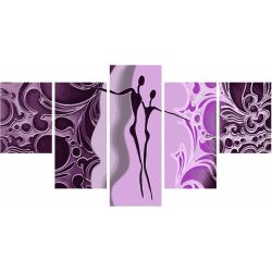 Опт-картина / Polyptych Abstract dances
