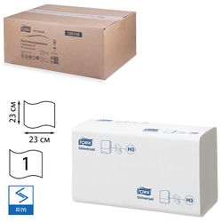 TORK / Paper towels (System H3) Universal, natural white, 23x23, 250 pieces, ZZ (V), SET 20 pieces
