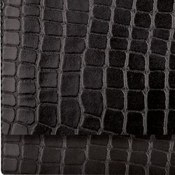 Planlama tablosu BRAUBERG, tarihsiz, 305x140 mm, "Timsah", mat croc. deri, 60 yaprak, siyah, krem blok