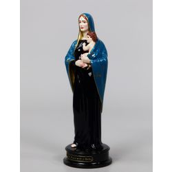 Vernissage of History / Statuette der Jungfrau Maria mit Kind (handbemalt)