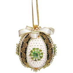 A set of creative new year's ball sequins "Imperial" green