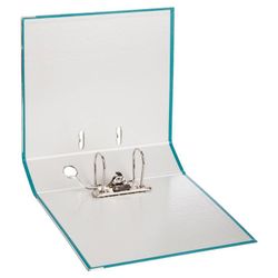 Raccoglitore LEITZ "WOW", meccanismo 180 °, laminato, 80 mm, turchese